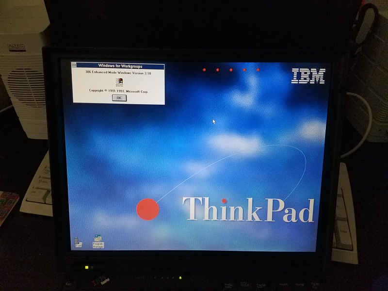 Illustration for article titled This IBM ThinkPad 600E is pretty slick
